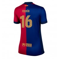 Billiga Barcelona Fermin Lopez #16 Hemma fotbollskläder Dam 2024-25 Kortärmad